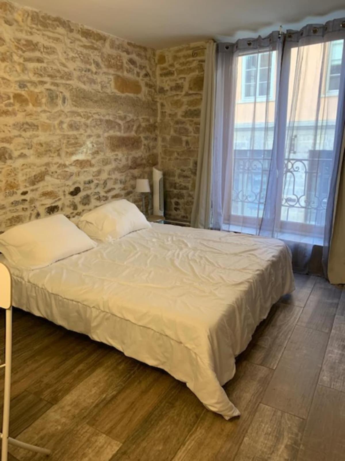 Studio With Exposed Stone Vieux Lyon Buitenkant foto