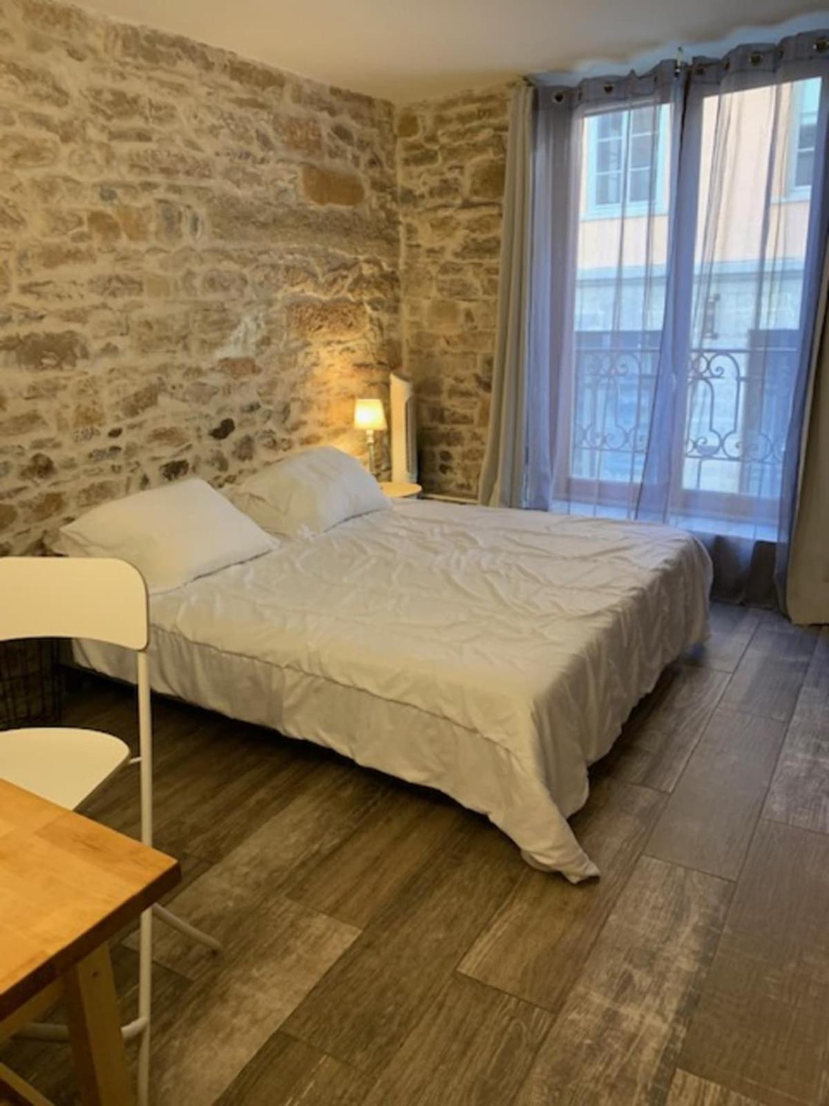 Studio With Exposed Stone Vieux Lyon Buitenkant foto