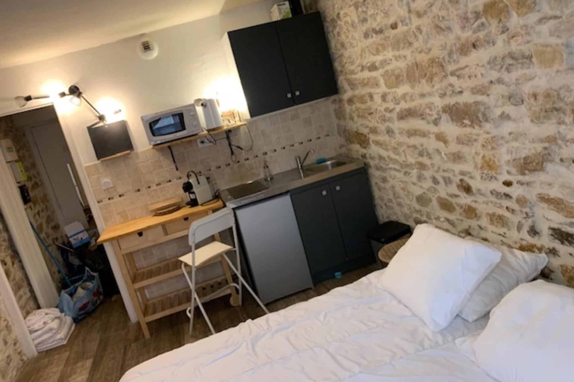 Studio With Exposed Stone Vieux Lyon Buitenkant foto